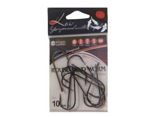 Крючки KOI ROUND BEND WORM BN 10 шт.