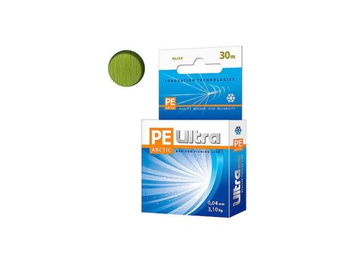 Плетенка AQUA PE Ulra PE Ultra Arctic 30м ОЛИВКОВАЯ