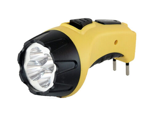 Фонарик ручной СЛЕДОПЫТ 4 LED 220V