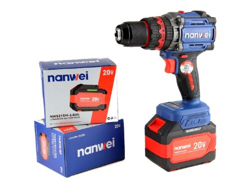 Шуруповерт NANWEI NW-D8218C 2 аккумулятора