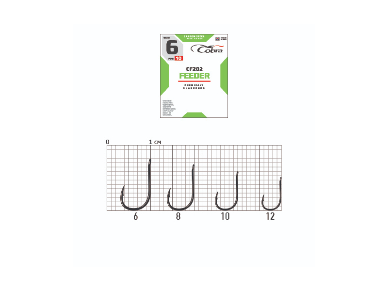 Крючки Cobra FEEDER MASTER CF202