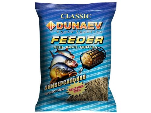 Прикорм DUNAEV 0,9кг. КЛАССИКА ФИДЕР