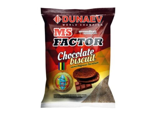 Прикорм DUNAEV-MS FACTOR 1 кг. Шоколадный бисквит